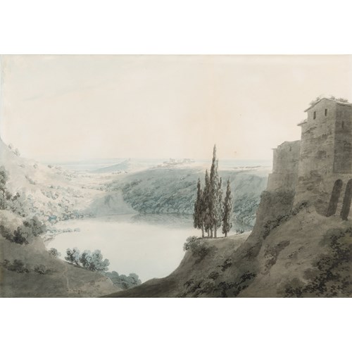 Lake Nemi looking towards Genzano